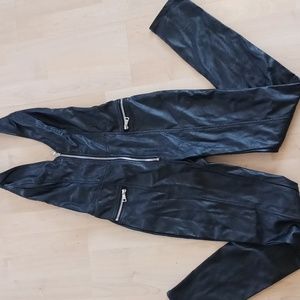 Tiger Mist faux leather bodysuit size XS